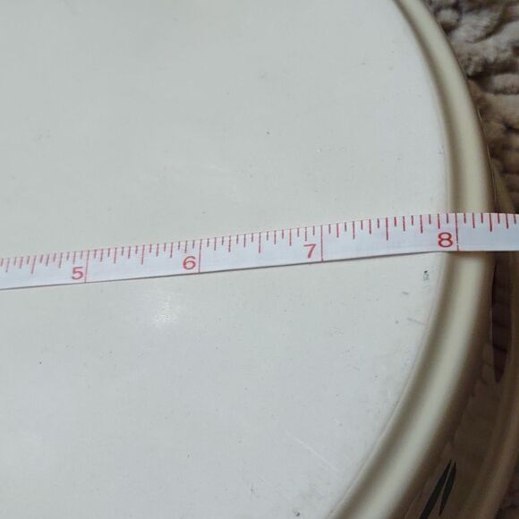 Vintage Stoneware Apple and Green Checked Covered Casserole Baking Dish‎ - Picture 9 of 10